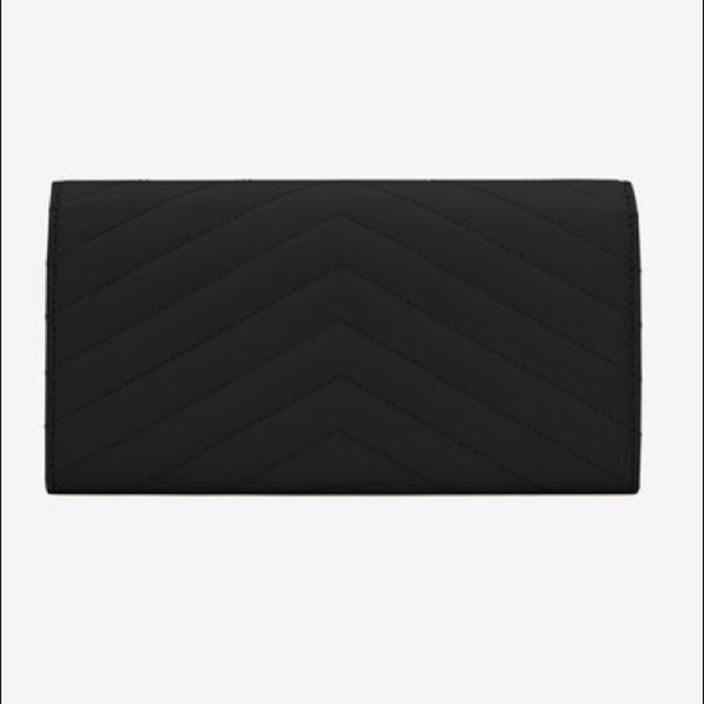 Saint Laurent❤️Monogram Grain de poudre  wallet - Picture 3 of 12